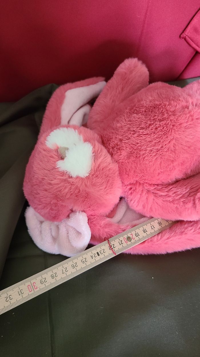 Bukowski Design AB Friendly Kanina : lapin en peluche rose tulipe - photo numéro 4