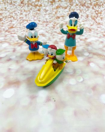 Lot de jouets figurines Vintage Disney Donald, Picsou, riri fifi & loulou