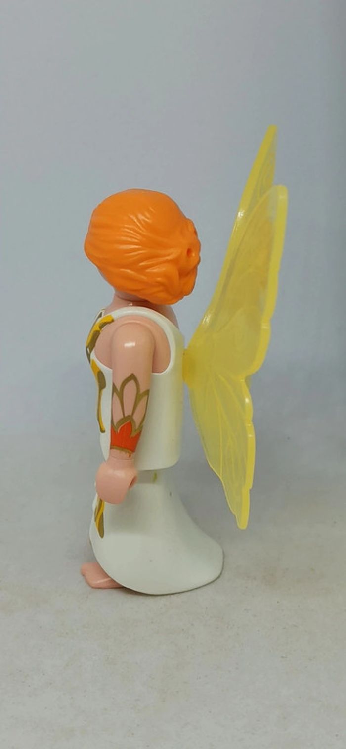 Femme fée robe jaune et blanche playmobil - photo numéro 2