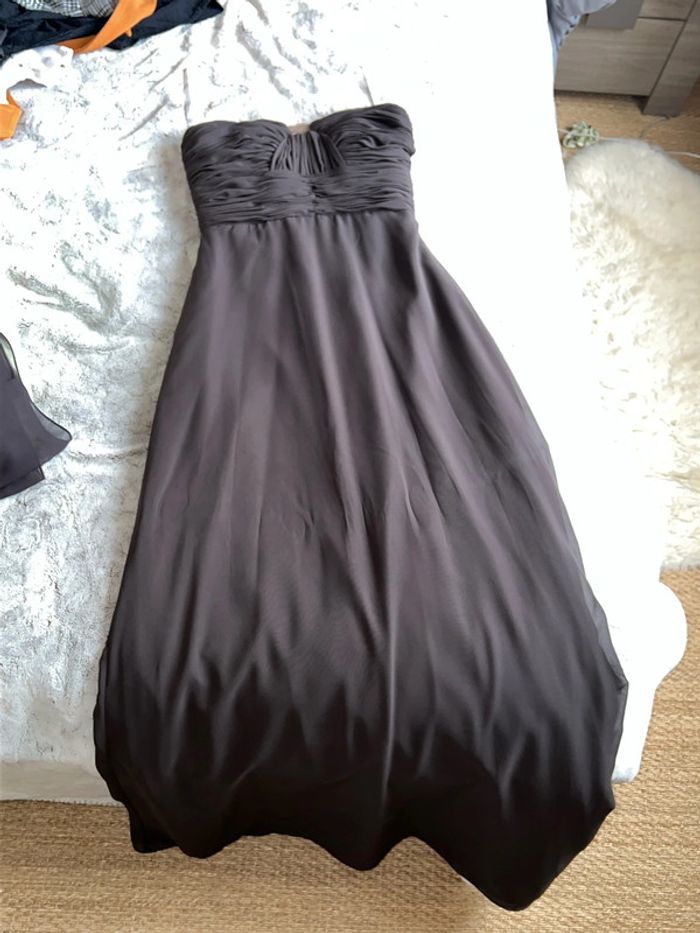 Robe de Cocktail avec étole - photo numéro 3