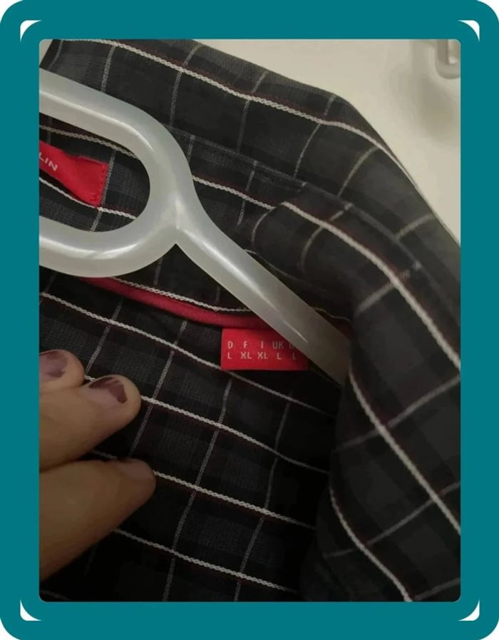 Chemise carreaux gris foncé - photo numéro 3