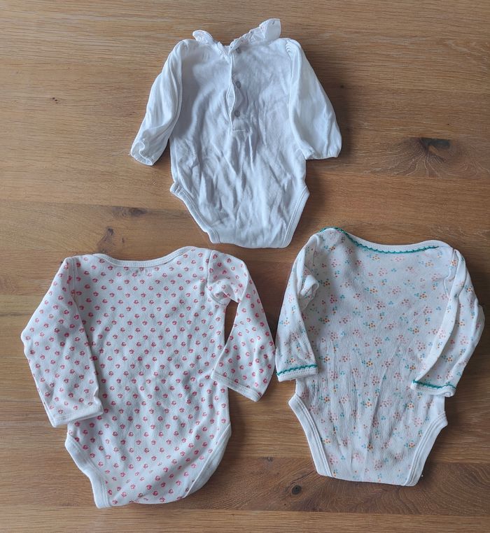 Lot de 3 bodies pour bébés - photo numéro 3