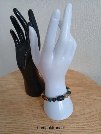 Capricorne bracelet en malachite pierre naturelle unisexe signe astrologique