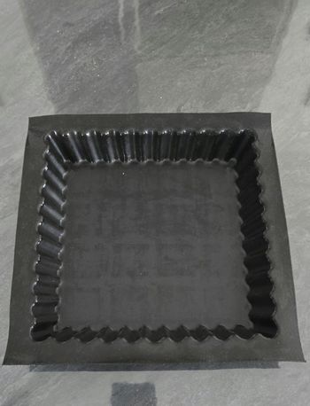 Moule tarte carré  cannelée Guy Demarle