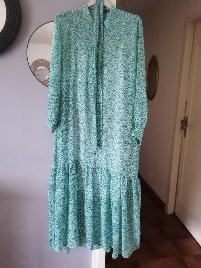 Robe longue d'été fluide zara taille m