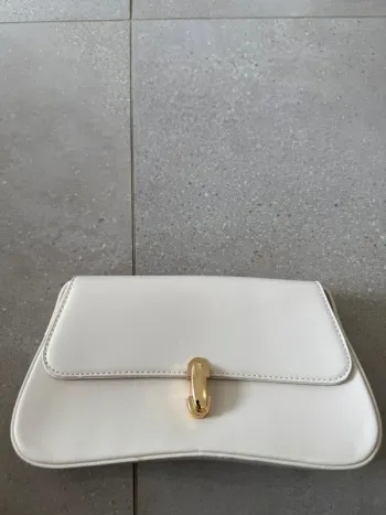 Sac à bandoulière blanc Motf, neuf, 27x14cm
