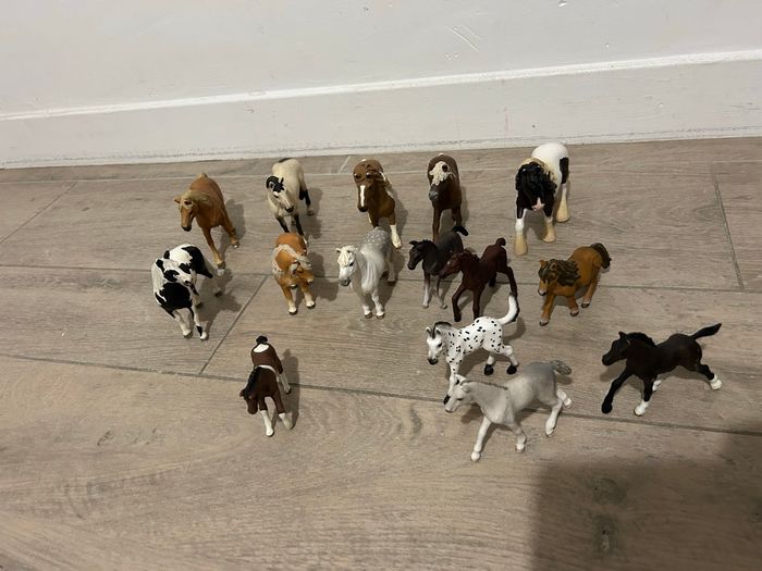 Lot chevaux et poulains Schleich - photo numéro 7