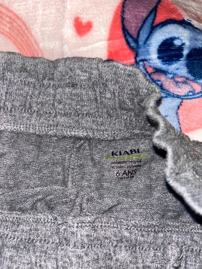 Ensemble detente / pyjama fille 6 ans gris - photo numéro 5