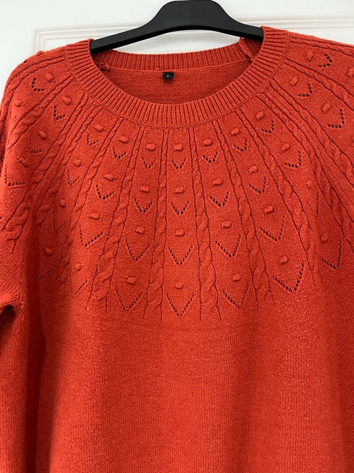 Pull  rouille Zamba T 50/52 - photo numéro 2