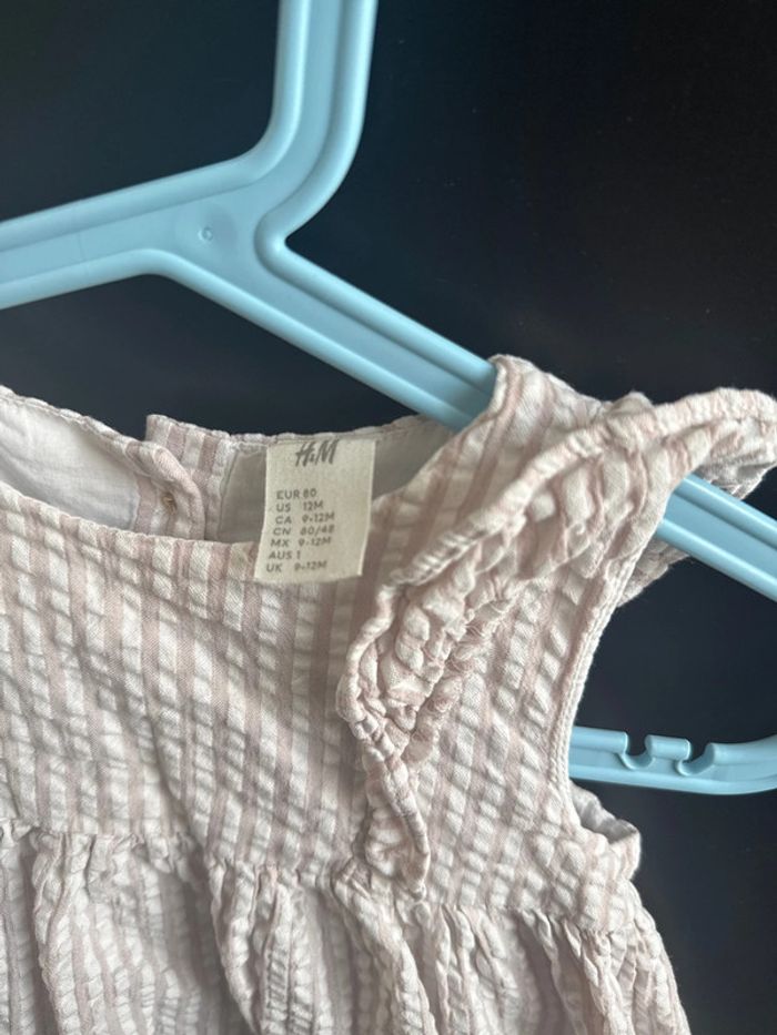 Robe été h&m 12 mois 80 cm - photo numéro 2