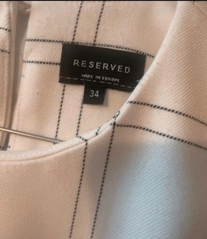 Robe femme blanc taille 34 marque Reserved - photo numéro 3
