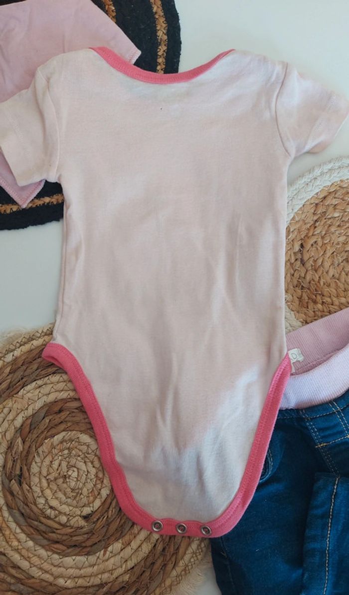 Body manches courtes bébé fille Minnie mouse Disney - photo numéro 4