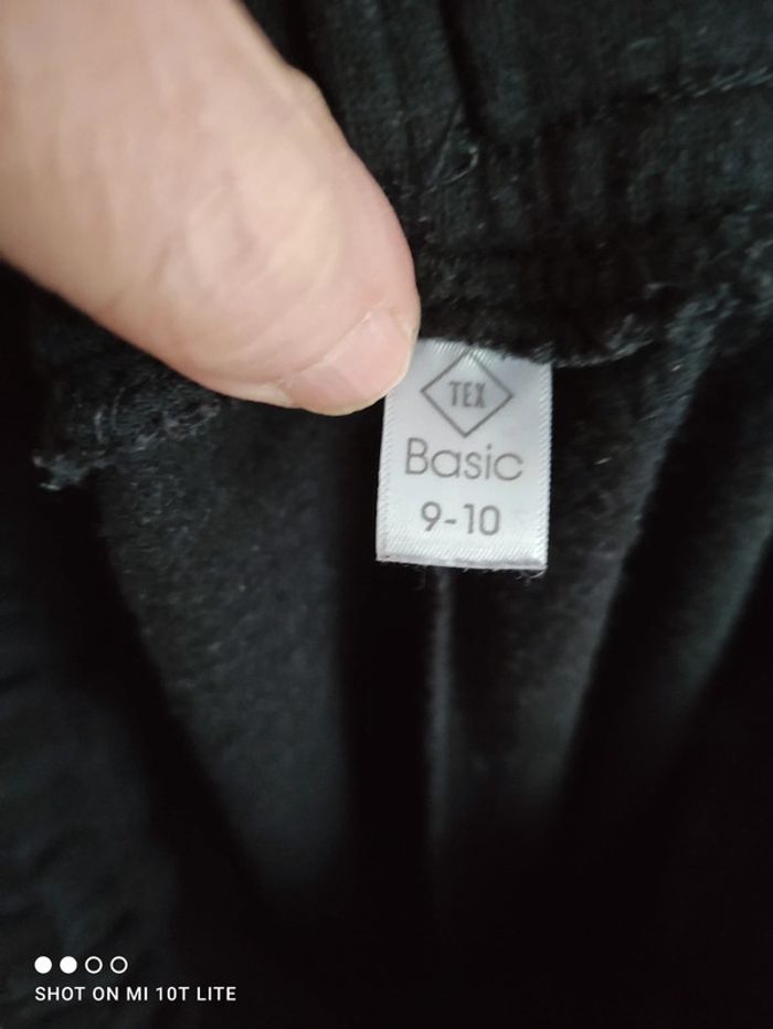 Pantalon jogging noir tex - photo numéro 2