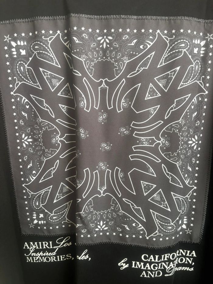 t-shirt Amiri à motif cachemire appliqué taille XL - photo numéro 10