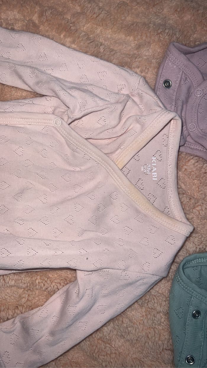 Lots de 3 body fille 3 mois - photo numéro 8