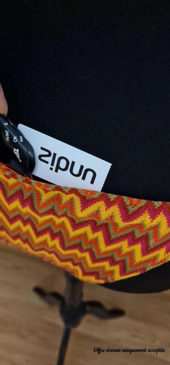Bikini Undiz Neuf 33€- Taille S/36 - Zigzag orange jaune – Été plage - photo numéro 9