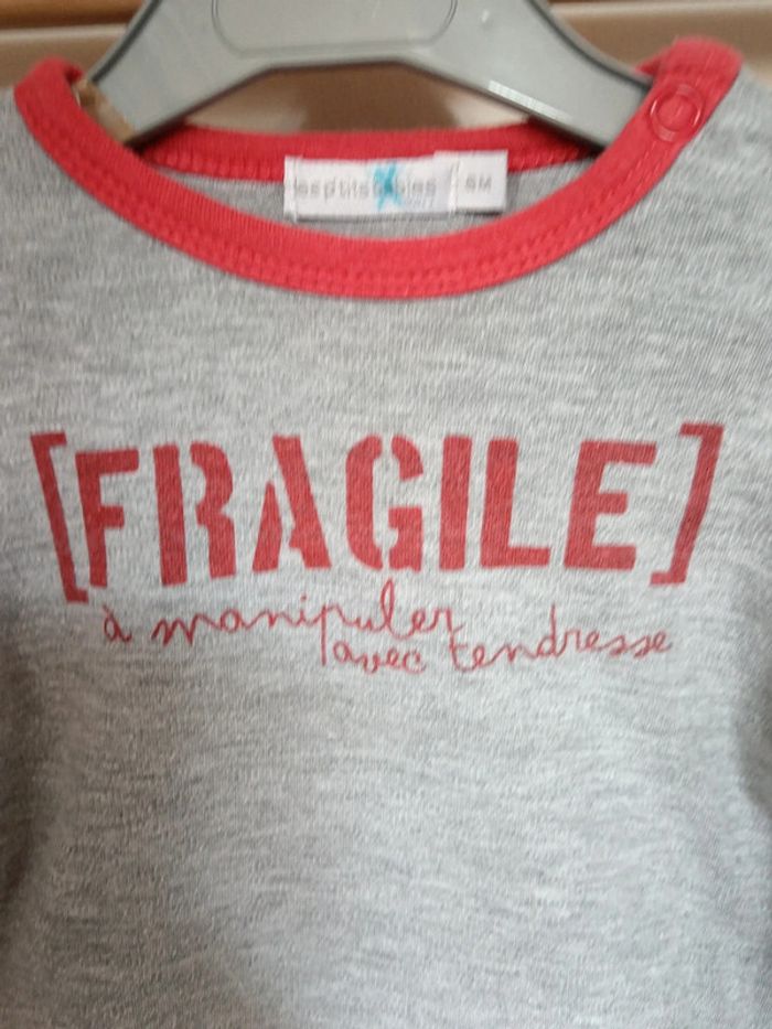 T-shirt manche longue les p'tits babies - photo numéro 2
