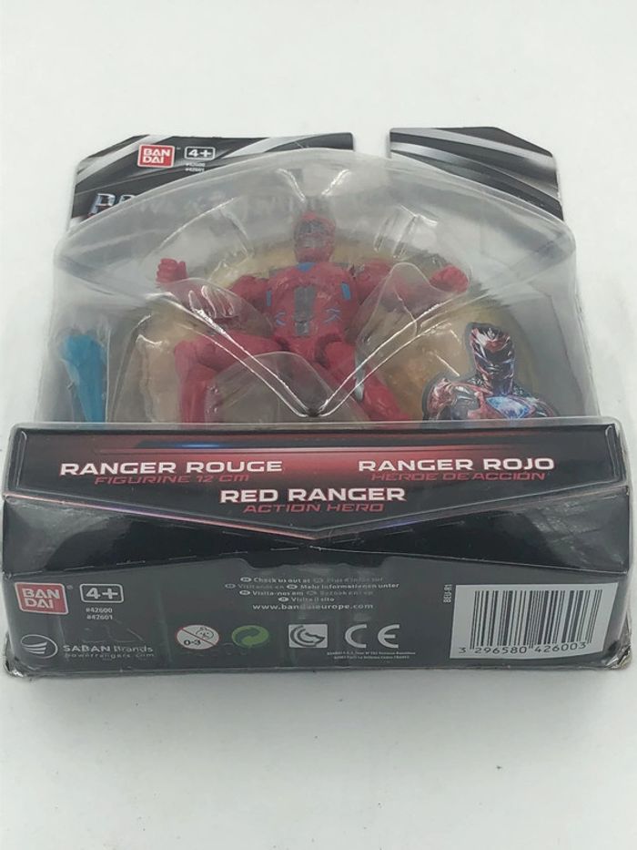 Figurine Power rangers rouge bandai neuf - photo numéro 4
