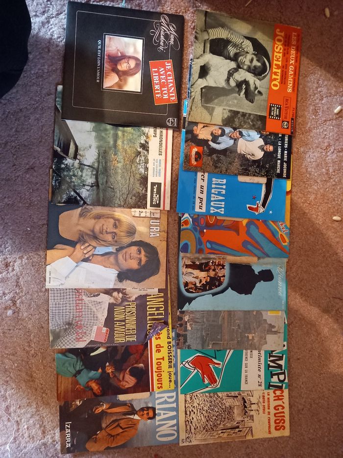 Lot de 49 vinyle