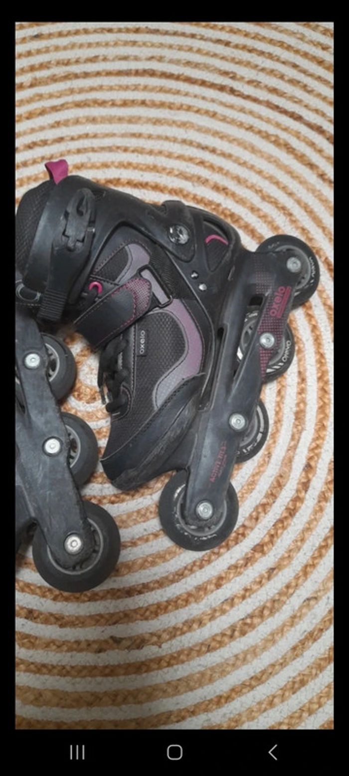 Roller en ligne Oxelo et casque - photo numéro 3