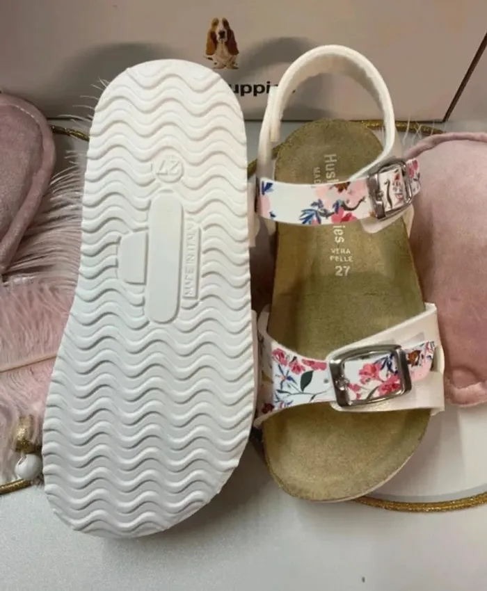 Sandales fleuries fille (neuf) - Taille 27 - photo numéro 4