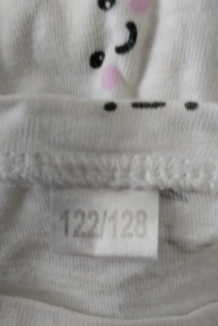 Tee-shirt manches courtes blanc imprimé Zeeman taille 7-8 ans - photo numéro 3