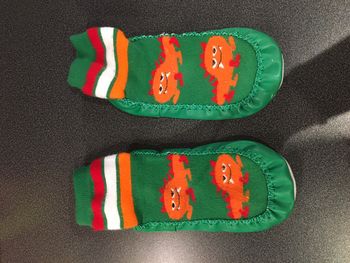 Chaussons chaussettes vert Soxo taille 32