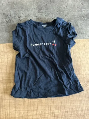 T-shirt manches courtes bébé fille, 18 mois