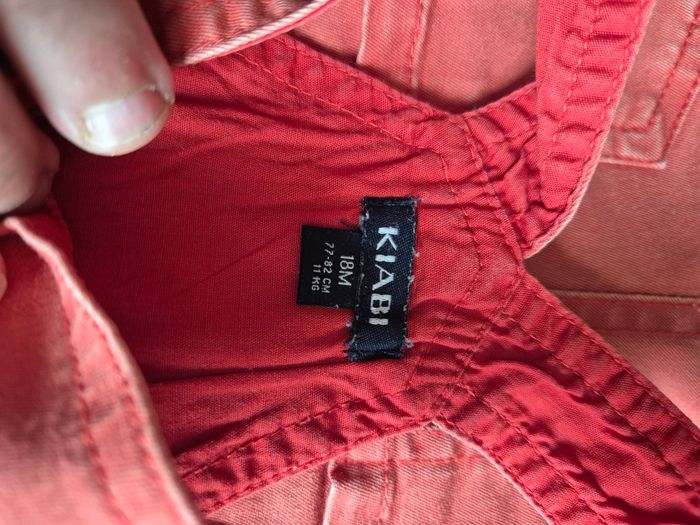 salopette short bébé garçon taille 18mois - photo numéro 3