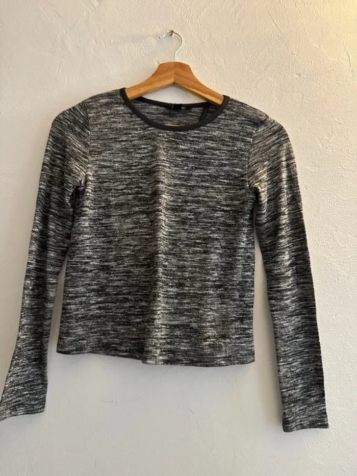 Haut gris chiner Jennyfer xs