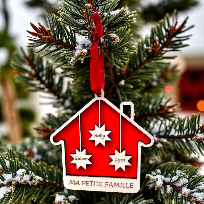 Décoration de Noël personnalisé maison famille - photo numéro 3