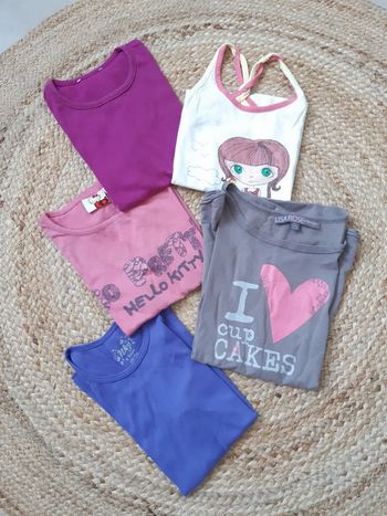 Lot de 5 hauts été 8 ans