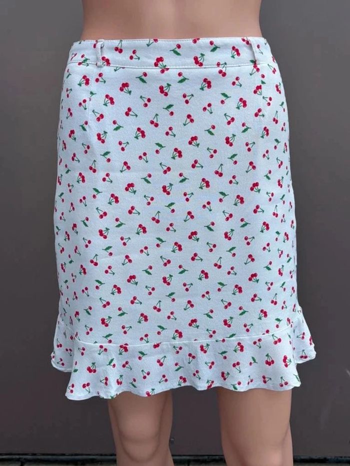 Jupe à motif cerises La Petite Française - Taille 36