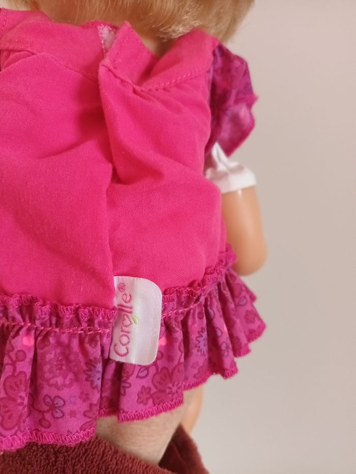 Poupée corolle 31cm avec cheveux blond et robe corolle - photo numéro 3