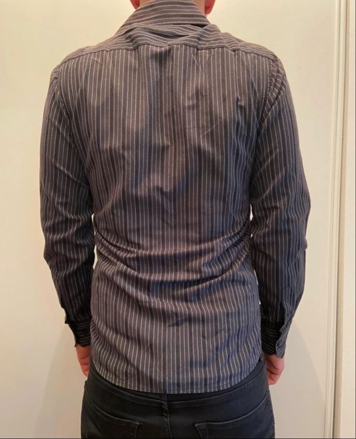 Chemise noir à rayures - photo numéro 2