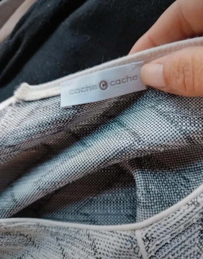 Haut taille 1 gris chiné (36) - photo numéro 9