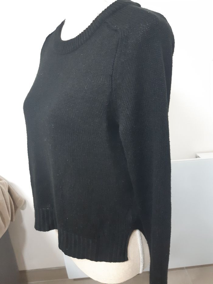 Pull fin noir H&M T36 - photo numéro 2
