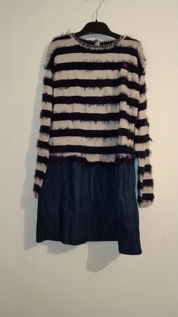 robe mariniere et jean catimini fille 10 ans