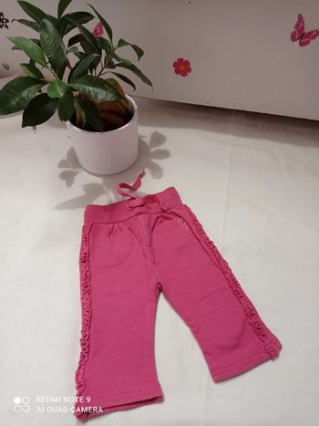 Pantalon rose chaud