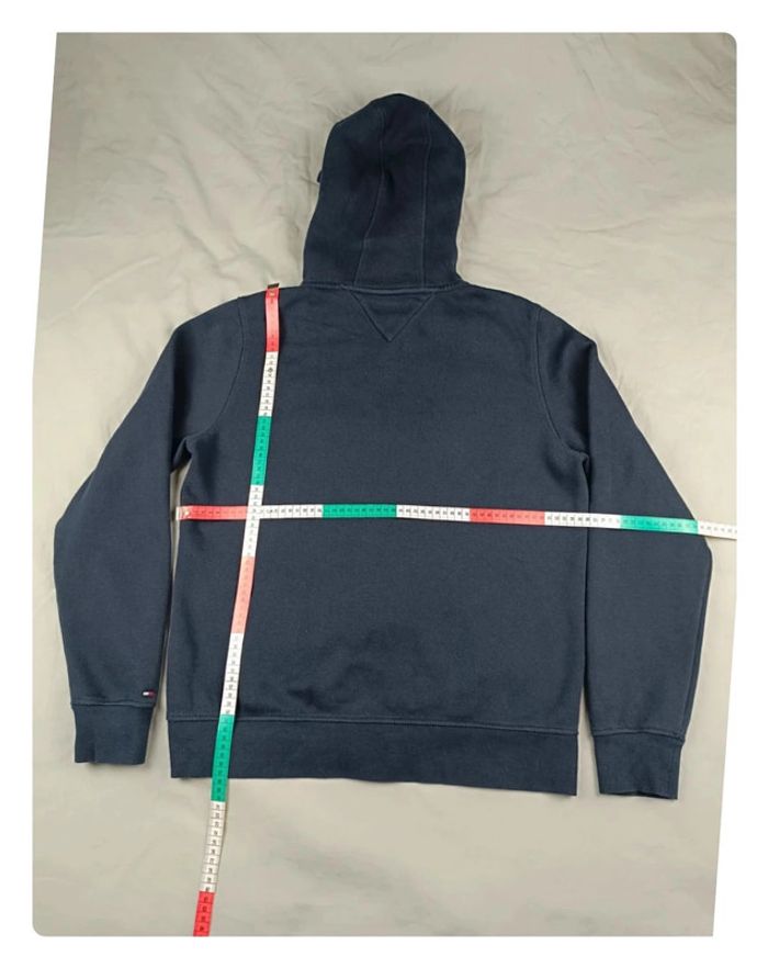 Veste a capuche Tommy Hilfiger bleu marine L - photo numéro 6