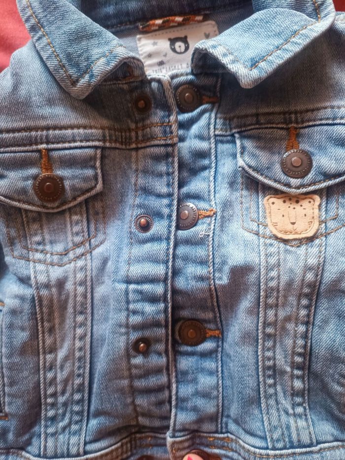 Veste jean bébé 6 mois - photo numéro 3