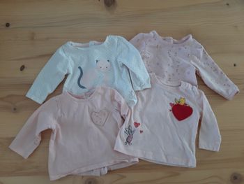 Lot 5 maillots 3 mois
