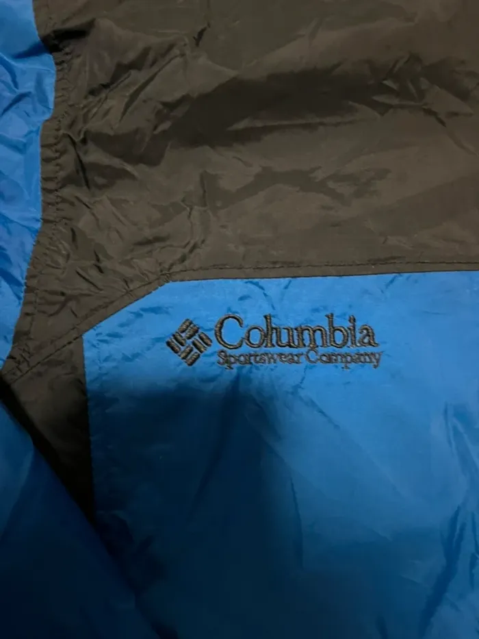 Veste imperméable Columbia bleu et noir taille S - photo numéro 2
