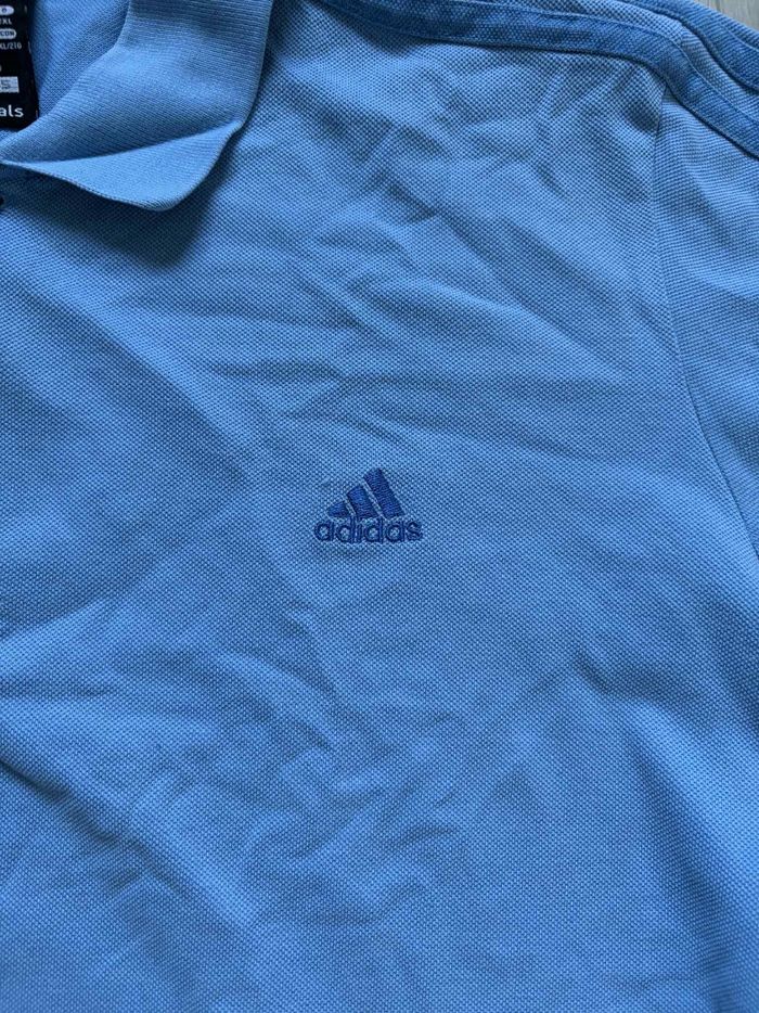 Polo bleu clair Adidas XXL - photo numéro 5
