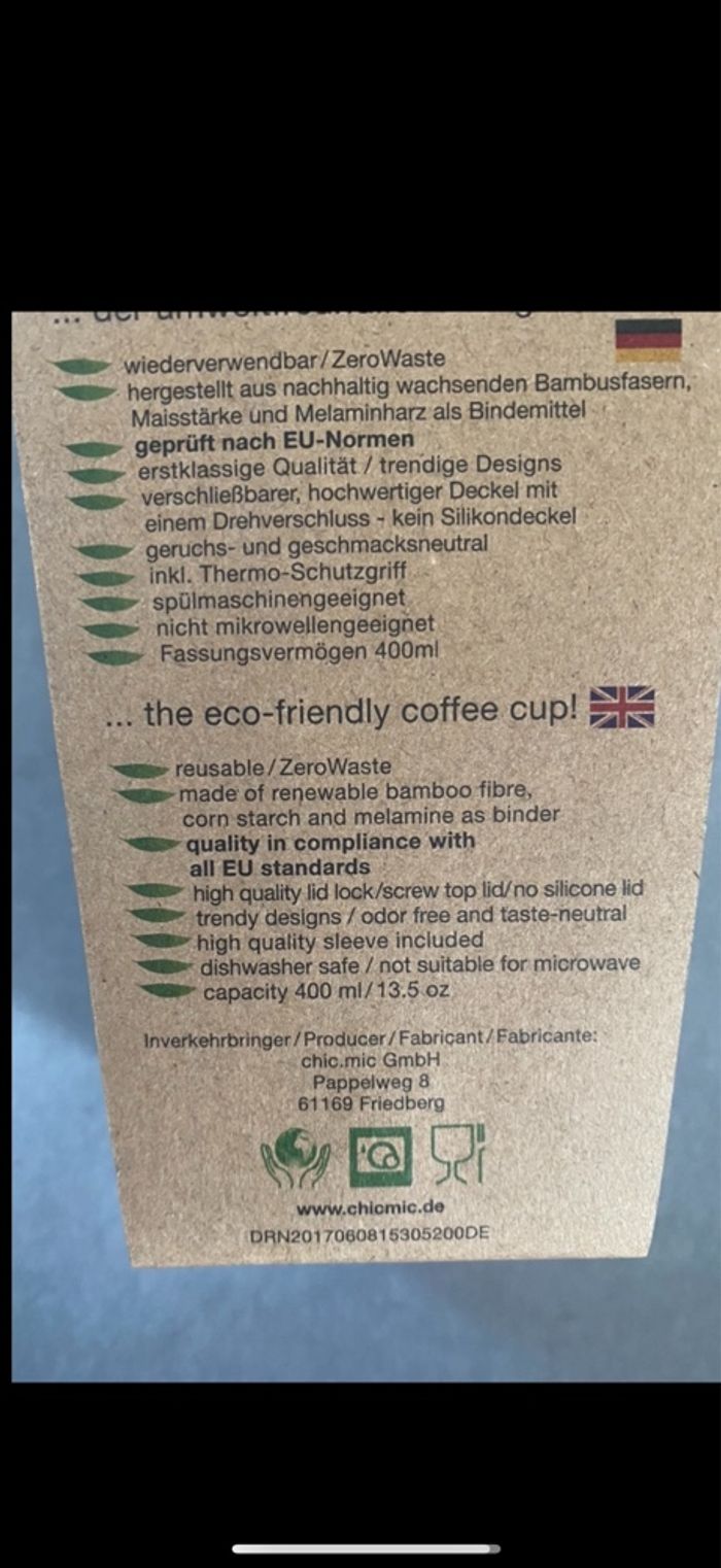 Gobelet isotherme Bamboo Cup - photo numéro 6