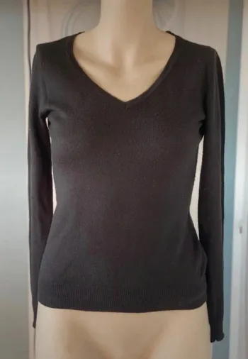 Pull noir Kiabi 34/36