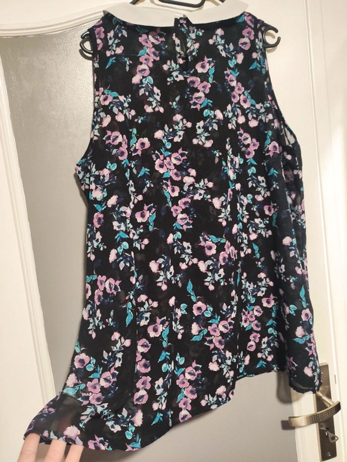 Blouse longue col Claudine taille 48. - photo numéro 5