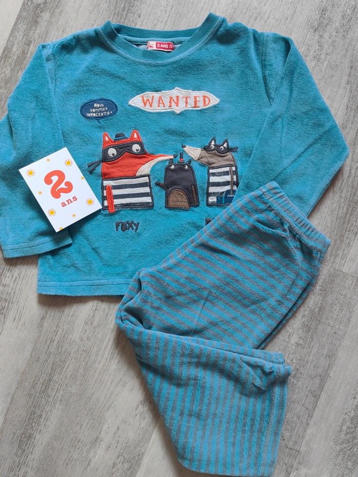 Pyjama velours doux 🦊 2A - photo numéro 2