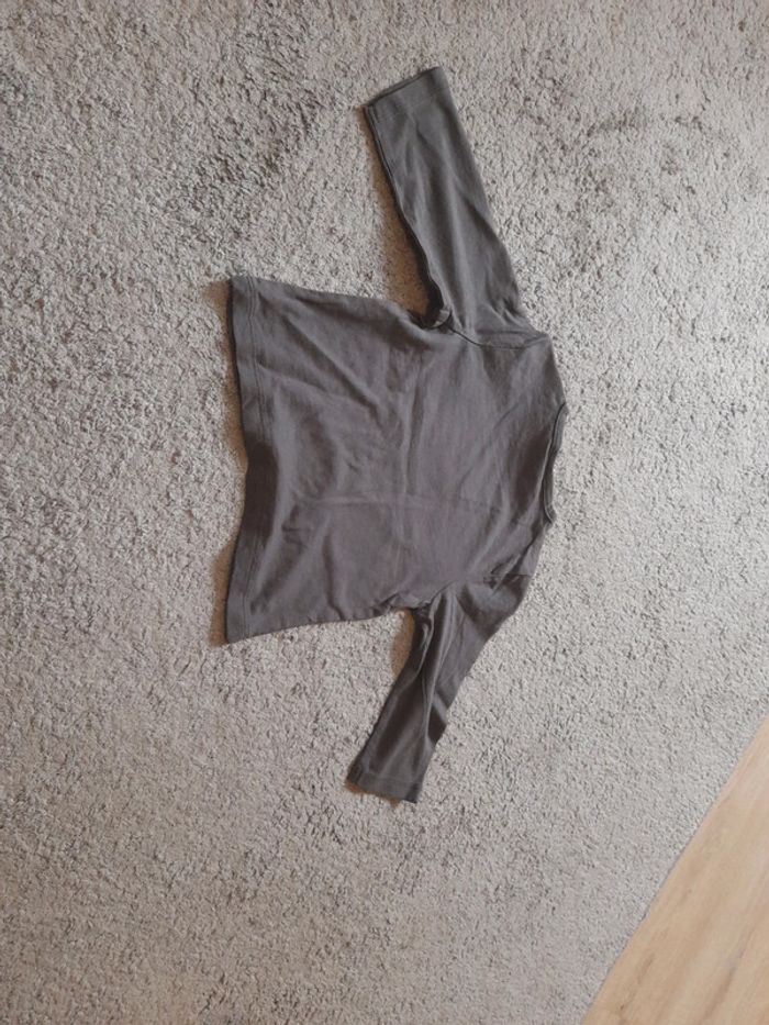 Tee shirt manches longues mon petit amour 9 mois - photo numéro 4