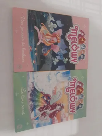 Lot de 2 livres melowy à partir de 7ans